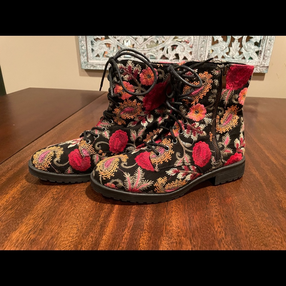Embroidered Boots